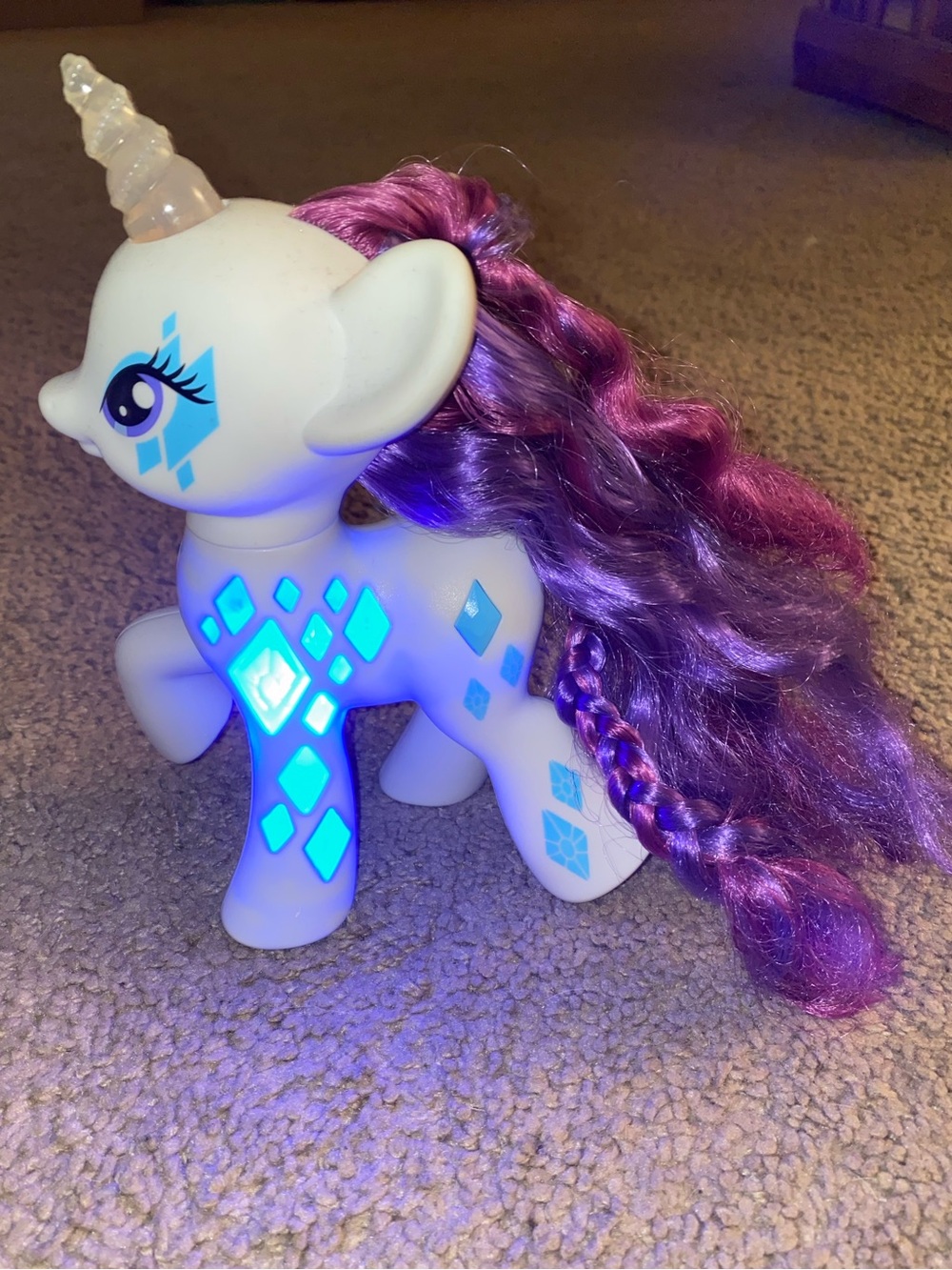 My Little Pony Cutie Mark Magic Glamour Glow Rarity Figure
